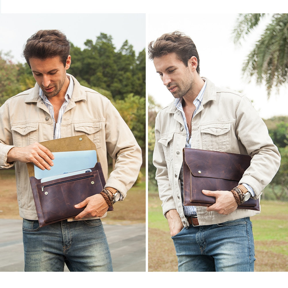 Etui Ordinateur Cuir - Dallas